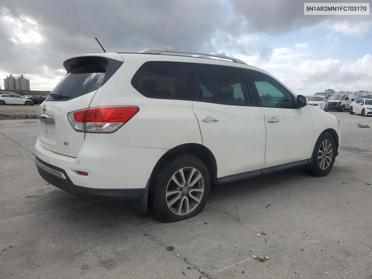 2015 Nissan Pathfinder S VIN: 5N1AR2MN1FC703170 Lot: 77626614