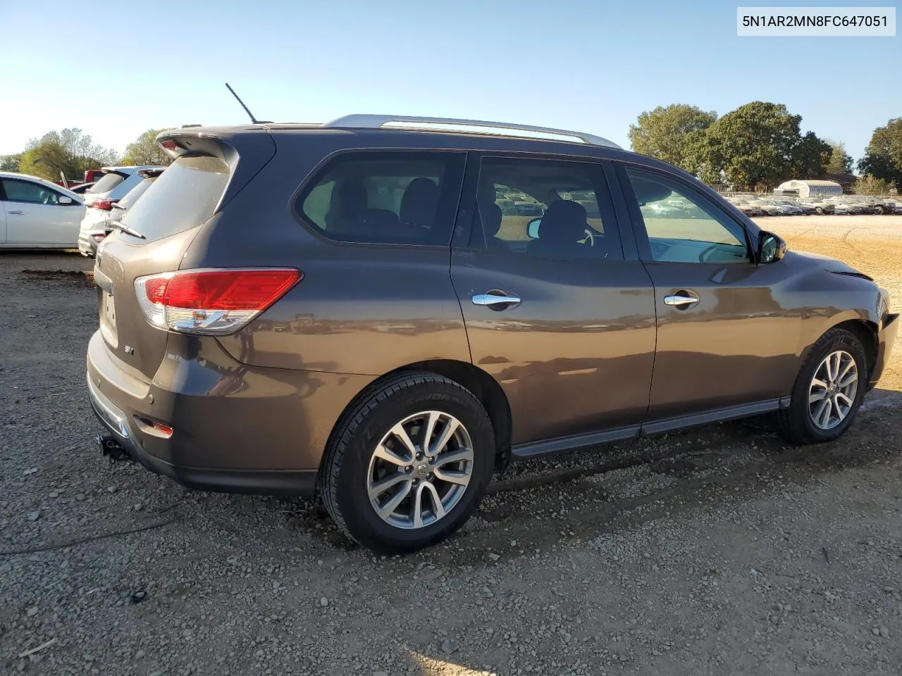 2015 Nissan Pathfinder S VIN: 5N1AR2MN8FC647051 Lot: 77744794