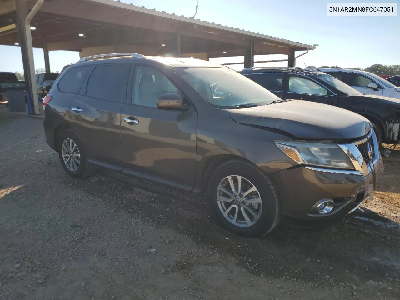 2015 Nissan Pathfinder S VIN: 5N1AR2MN8FC647051 Lot: 77744794