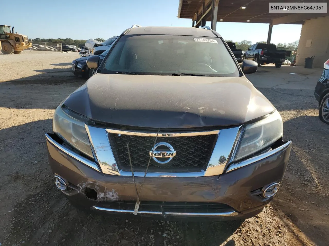 2015 Nissan Pathfinder S VIN: 5N1AR2MN8FC647051 Lot: 77744794