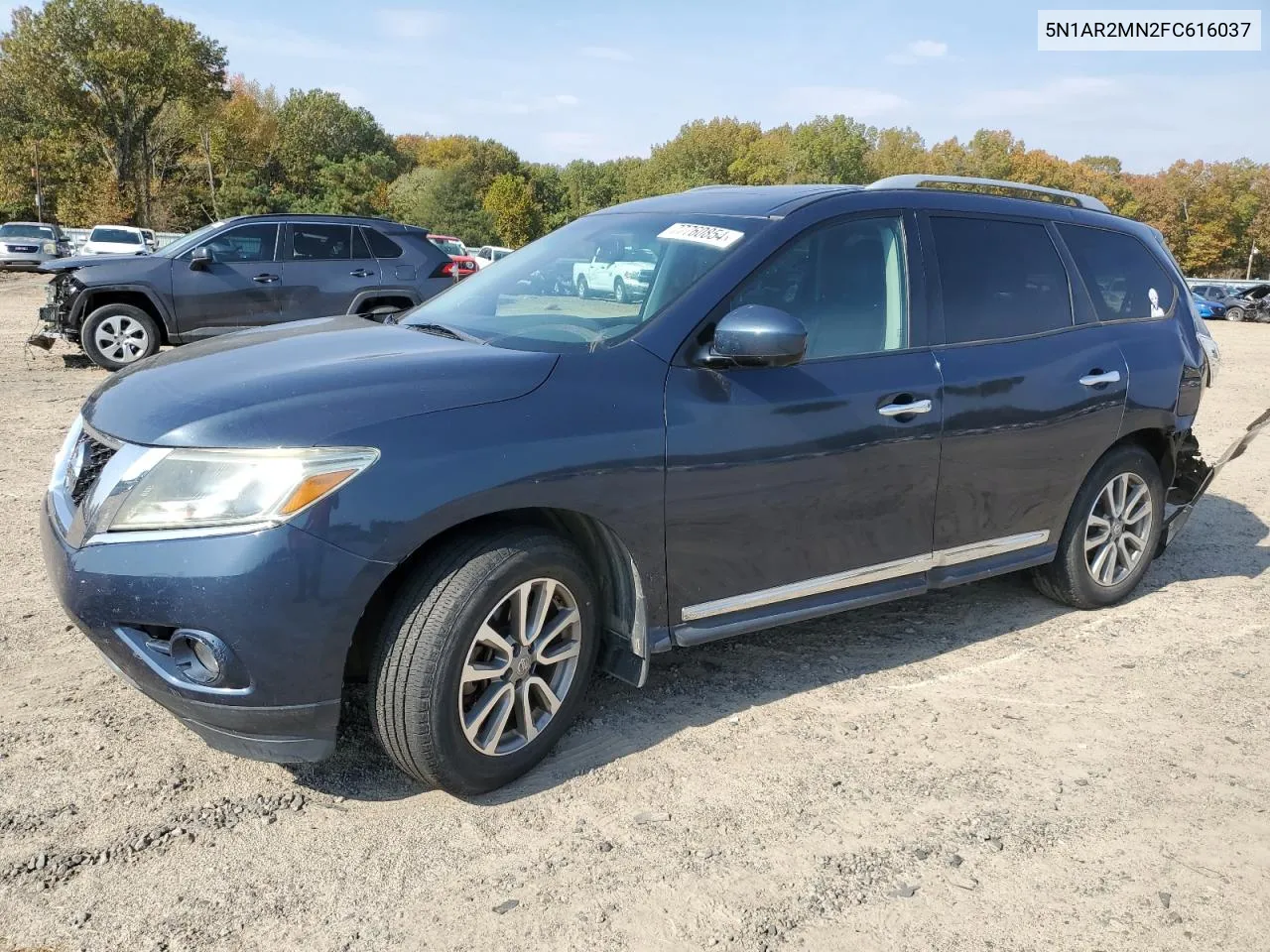 2015 Nissan Pathfinder S VIN: 5N1AR2MN2FC616037 Lot: 77760854