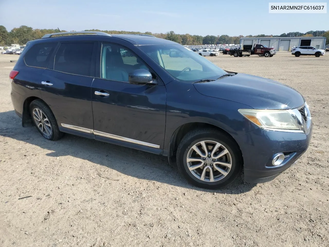 2015 Nissan Pathfinder S VIN: 5N1AR2MN2FC616037 Lot: 77760854