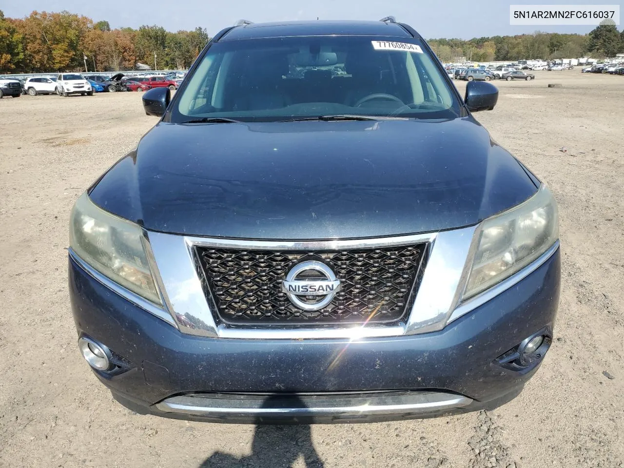 2015 Nissan Pathfinder S VIN: 5N1AR2MN2FC616037 Lot: 77760854