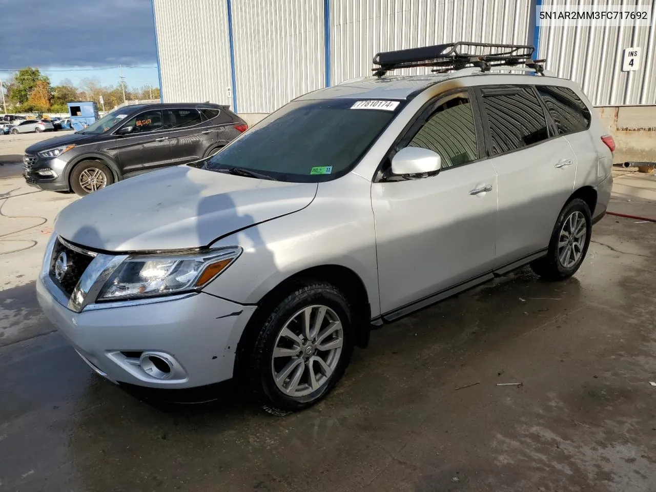 2015 Nissan Pathfinder S VIN: 5N1AR2MM3FC717692 Lot: 77810174