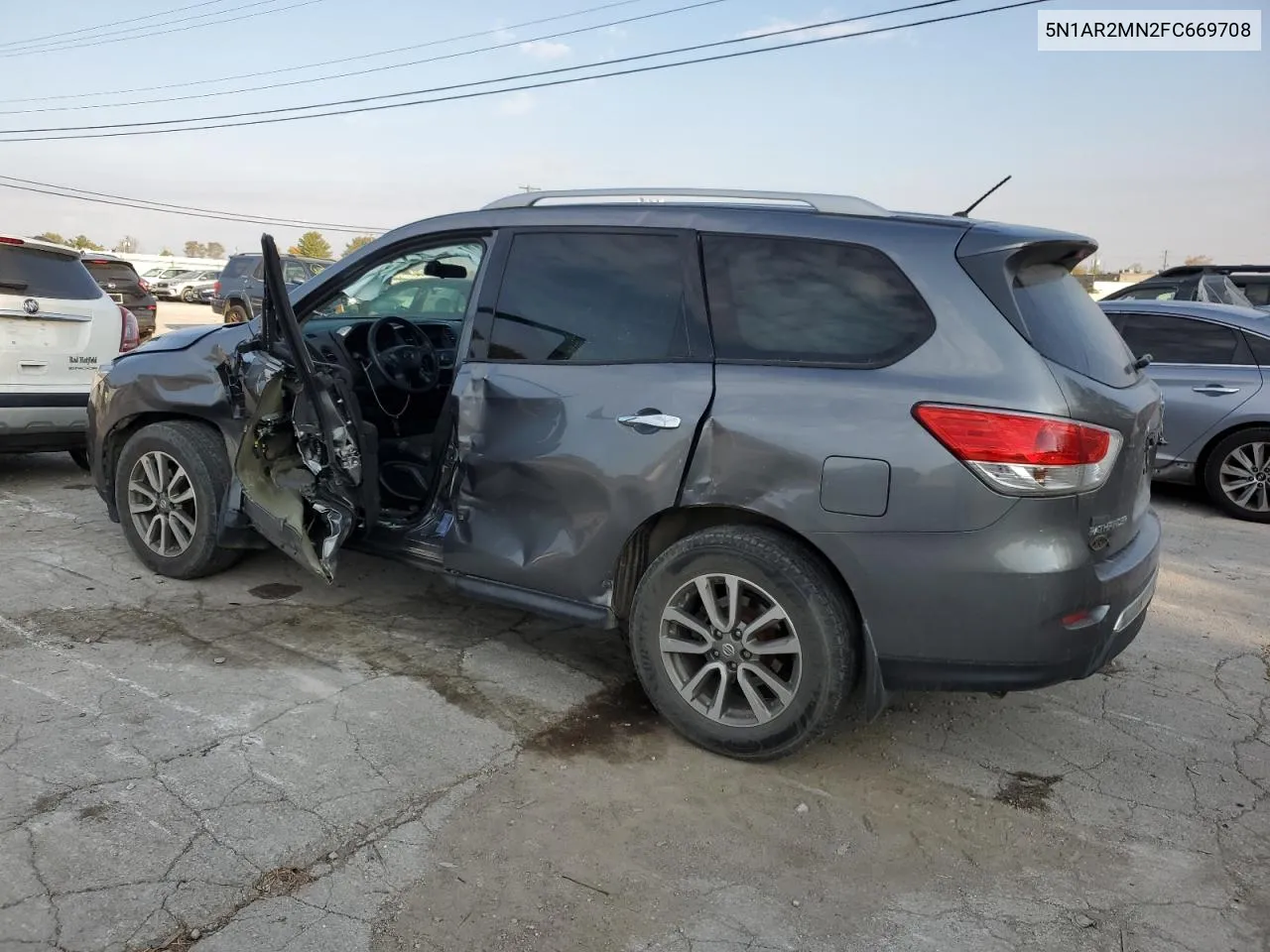 2015 Nissan Pathfinder S VIN: 5N1AR2MN2FC669708 Lot: 77838044