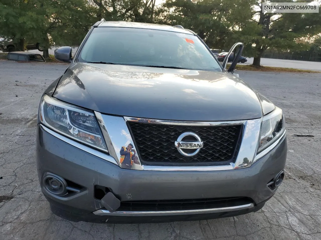 2015 Nissan Pathfinder S VIN: 5N1AR2MN2FC669708 Lot: 77838044