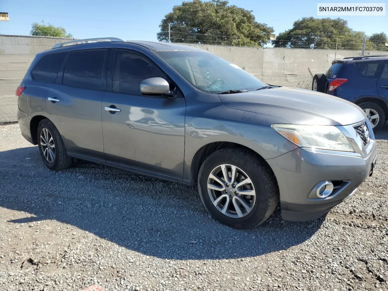 2015 Nissan Pathfinder S VIN: 5N1AR2MM1FC703709 Lot: 77881494