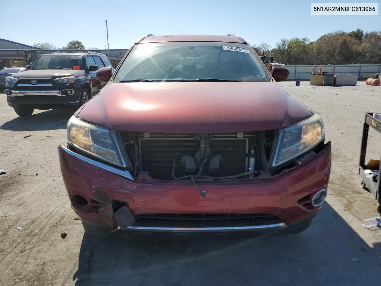 2015 Nissan Pathfinder S VIN: 5N1AR2MN8FC613966 Lot: 78000864