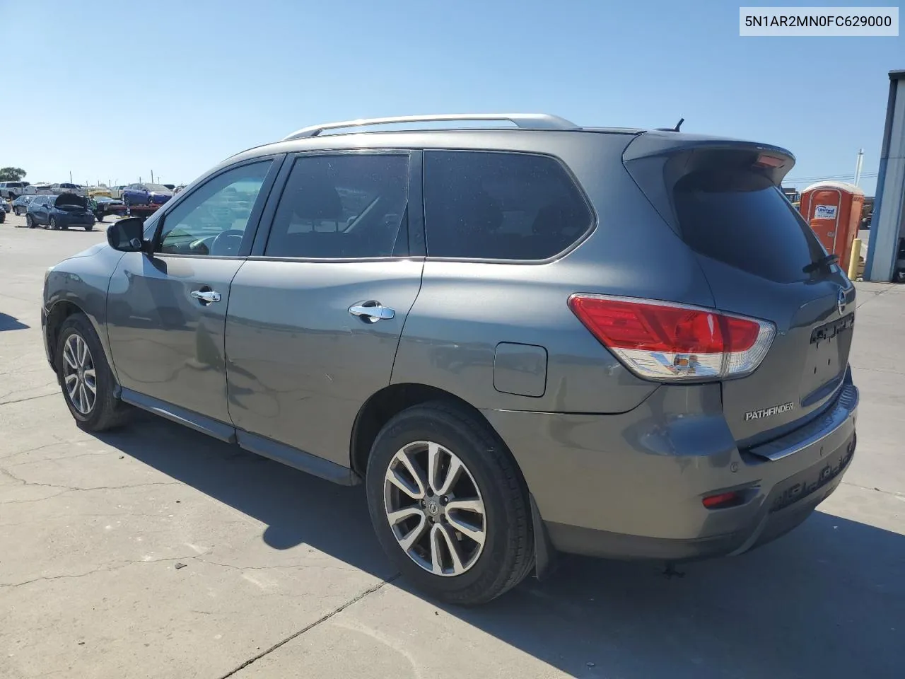 2015 Nissan Pathfinder S VIN: 5N1AR2MN0FC629000 Lot: 78021994