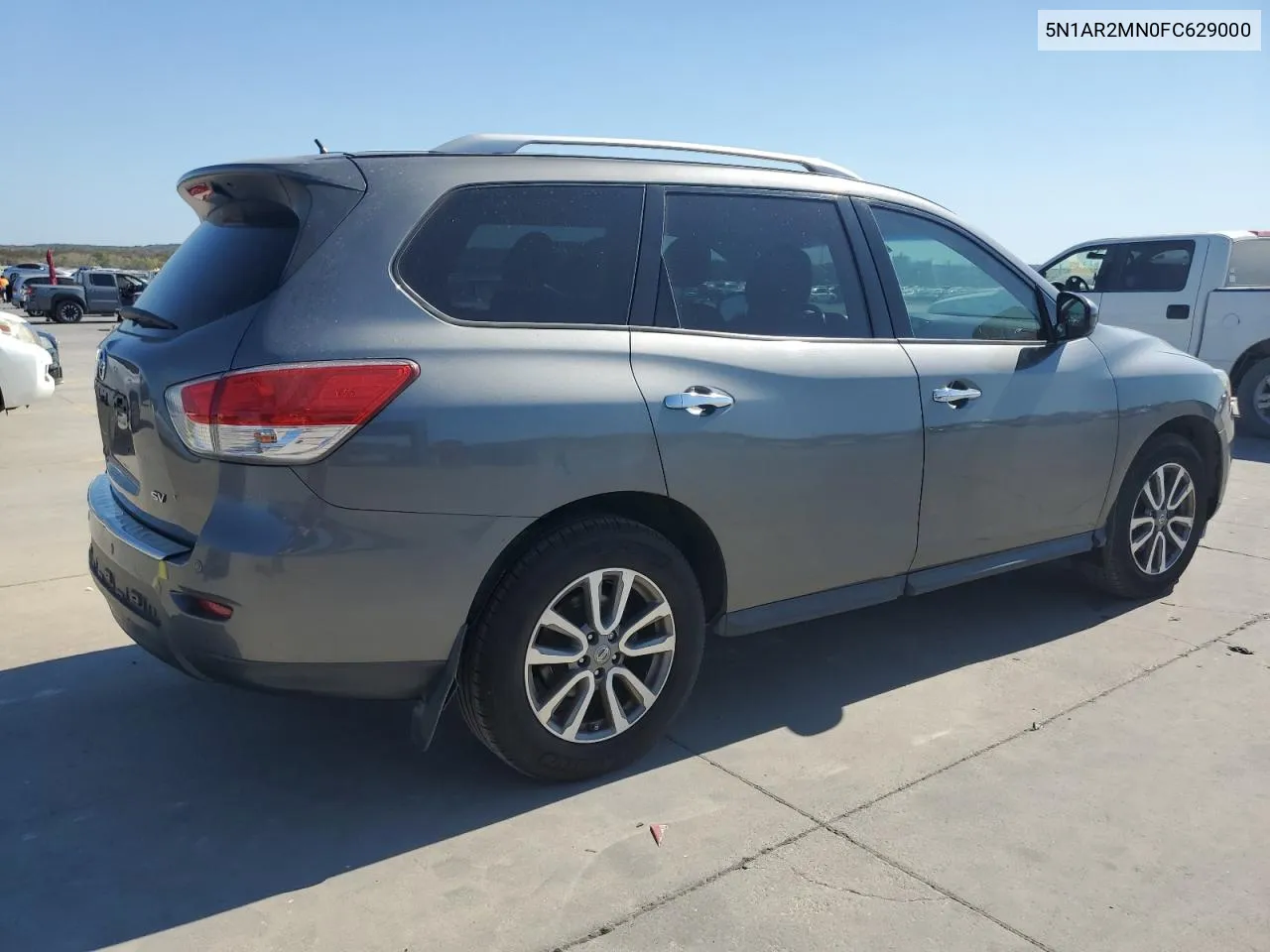 2015 Nissan Pathfinder S VIN: 5N1AR2MN0FC629000 Lot: 78021994