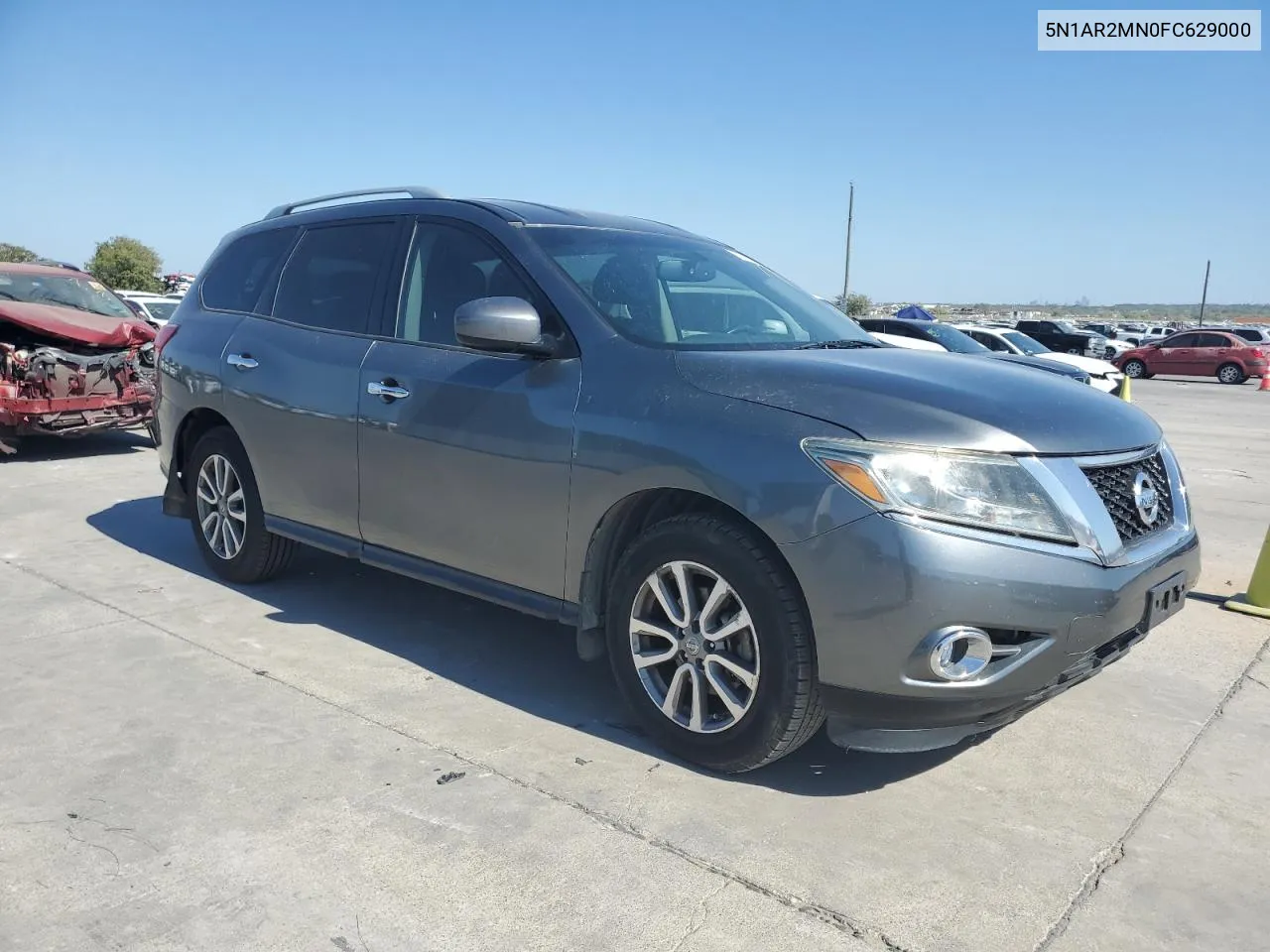 2015 Nissan Pathfinder S VIN: 5N1AR2MN0FC629000 Lot: 78021994