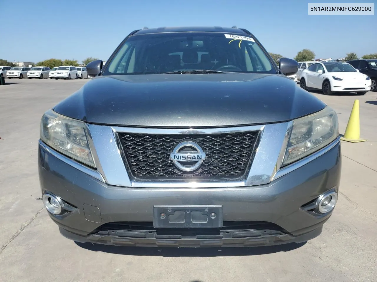 2015 Nissan Pathfinder S VIN: 5N1AR2MN0FC629000 Lot: 78021994