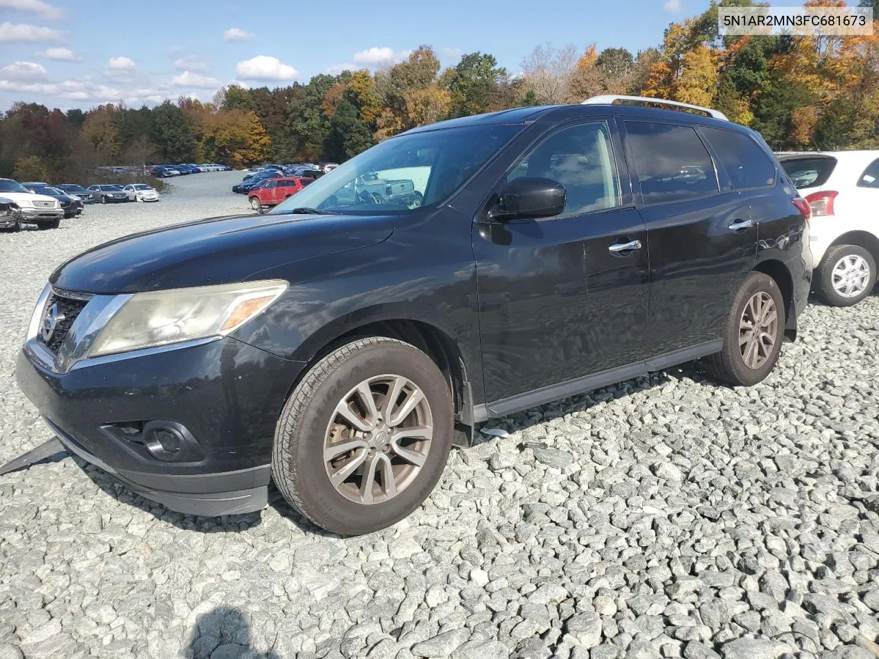 2015 Nissan Pathfinder S VIN: 5N1AR2MN3FC681673 Lot: 78122104