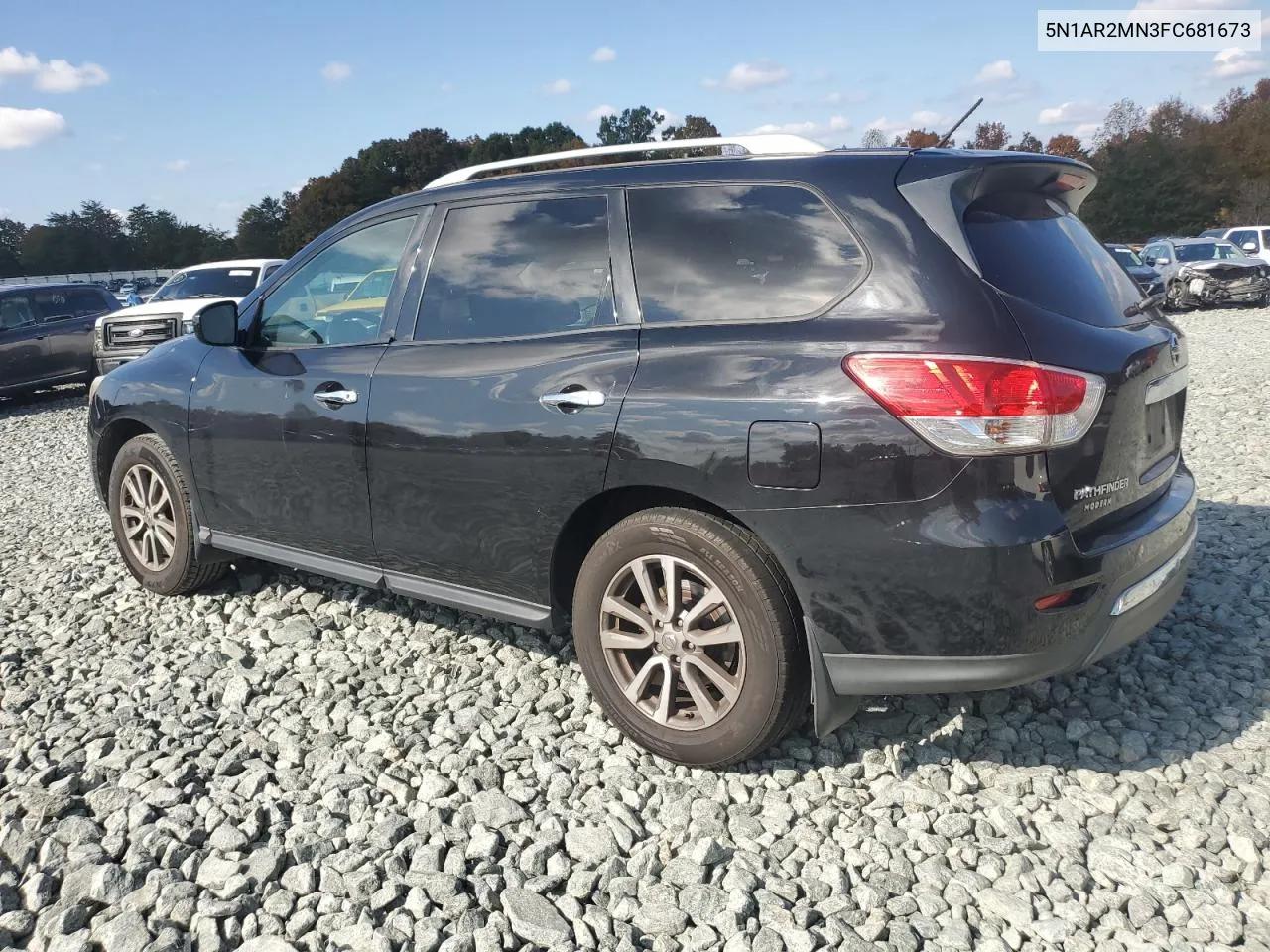 2015 Nissan Pathfinder S VIN: 5N1AR2MN3FC681673 Lot: 78122104