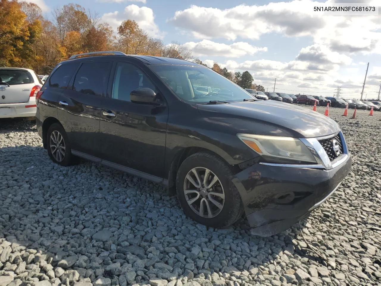 2015 Nissan Pathfinder S VIN: 5N1AR2MN3FC681673 Lot: 78122104