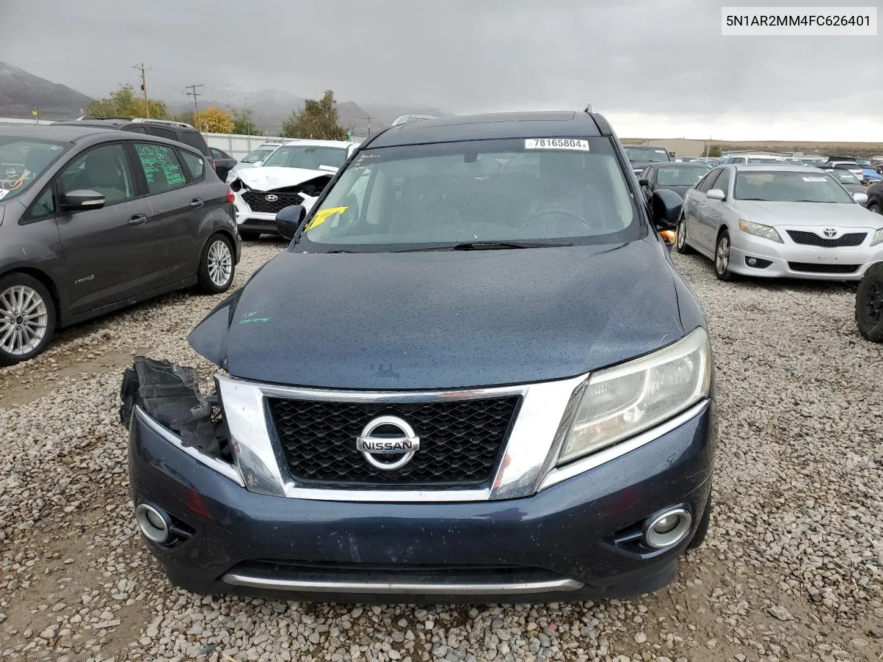 2015 Nissan Pathfinder S VIN: 5N1AR2MM4FC626401 Lot: 78165804