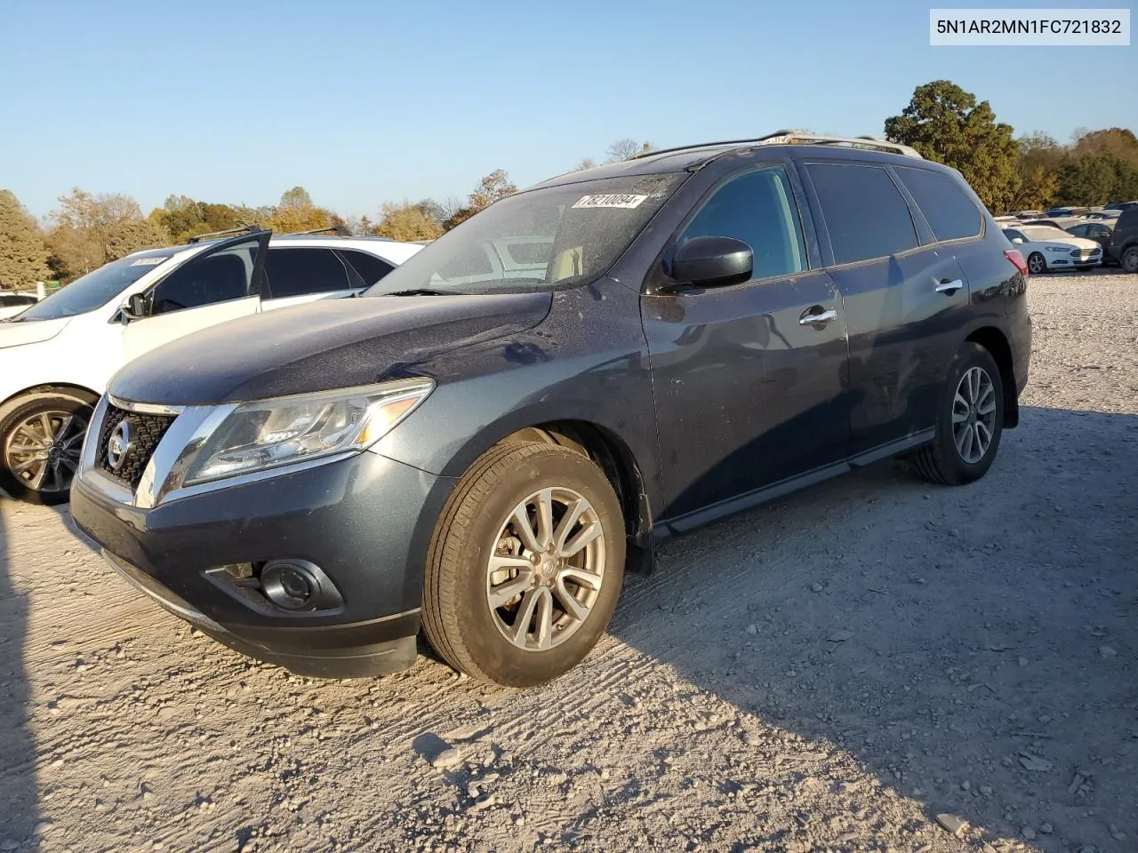 2015 Nissan Pathfinder S VIN: 5N1AR2MN1FC721832 Lot: 78210094