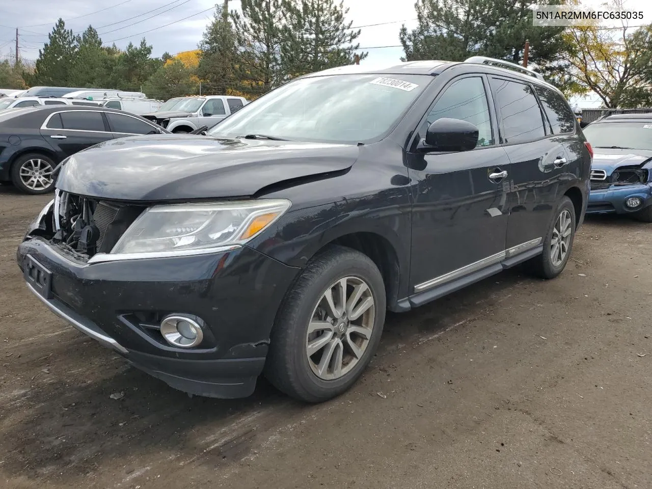 2015 Nissan Pathfinder S VIN: 5N1AR2MM6FC635035 Lot: 78230014