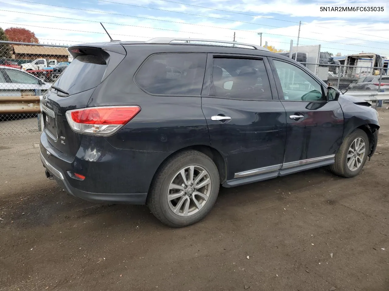 2015 Nissan Pathfinder S VIN: 5N1AR2MM6FC635035 Lot: 78230014