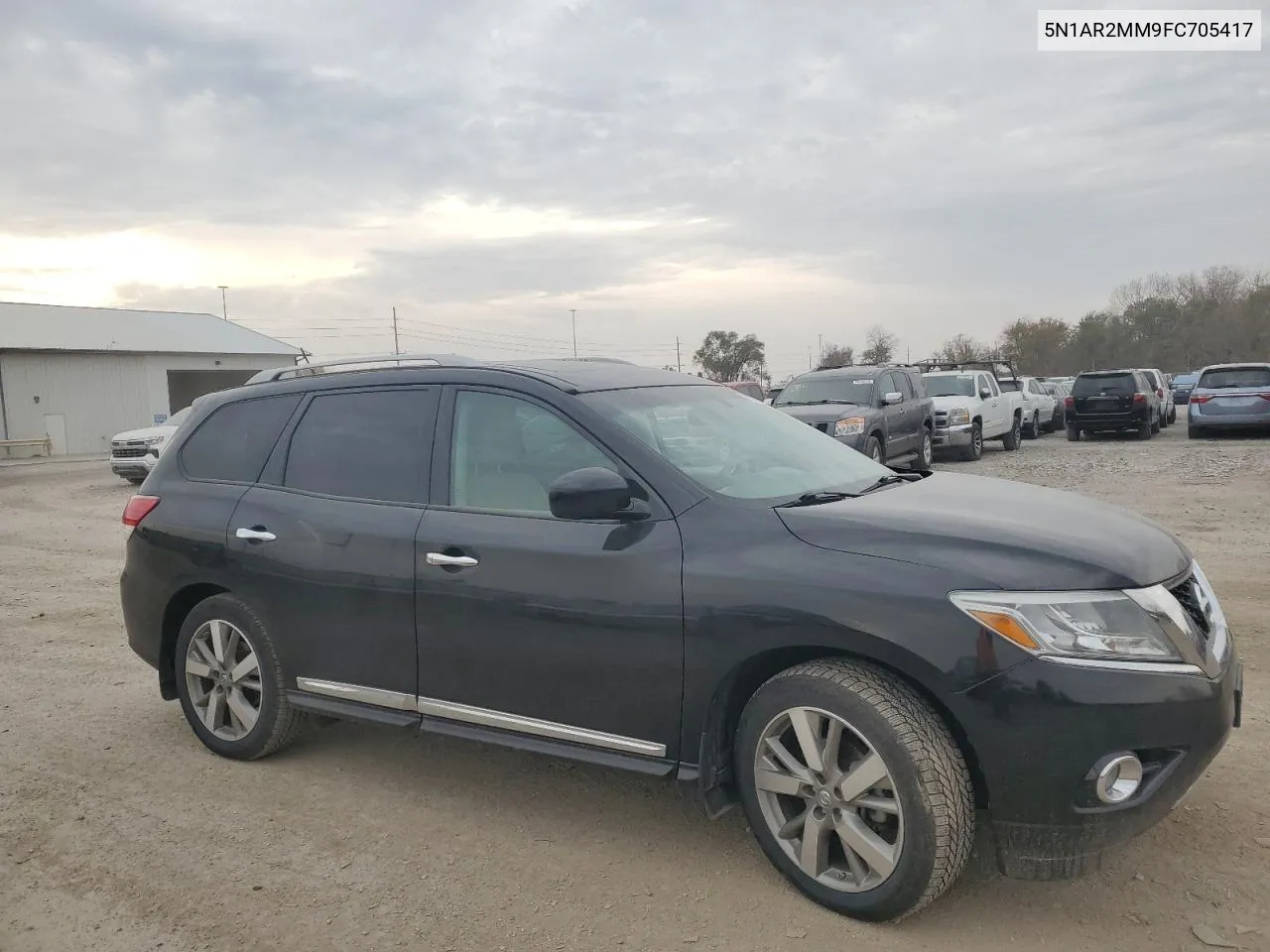 2015 Nissan Pathfinder S VIN: 5N1AR2MM9FC705417 Lot: 78359074