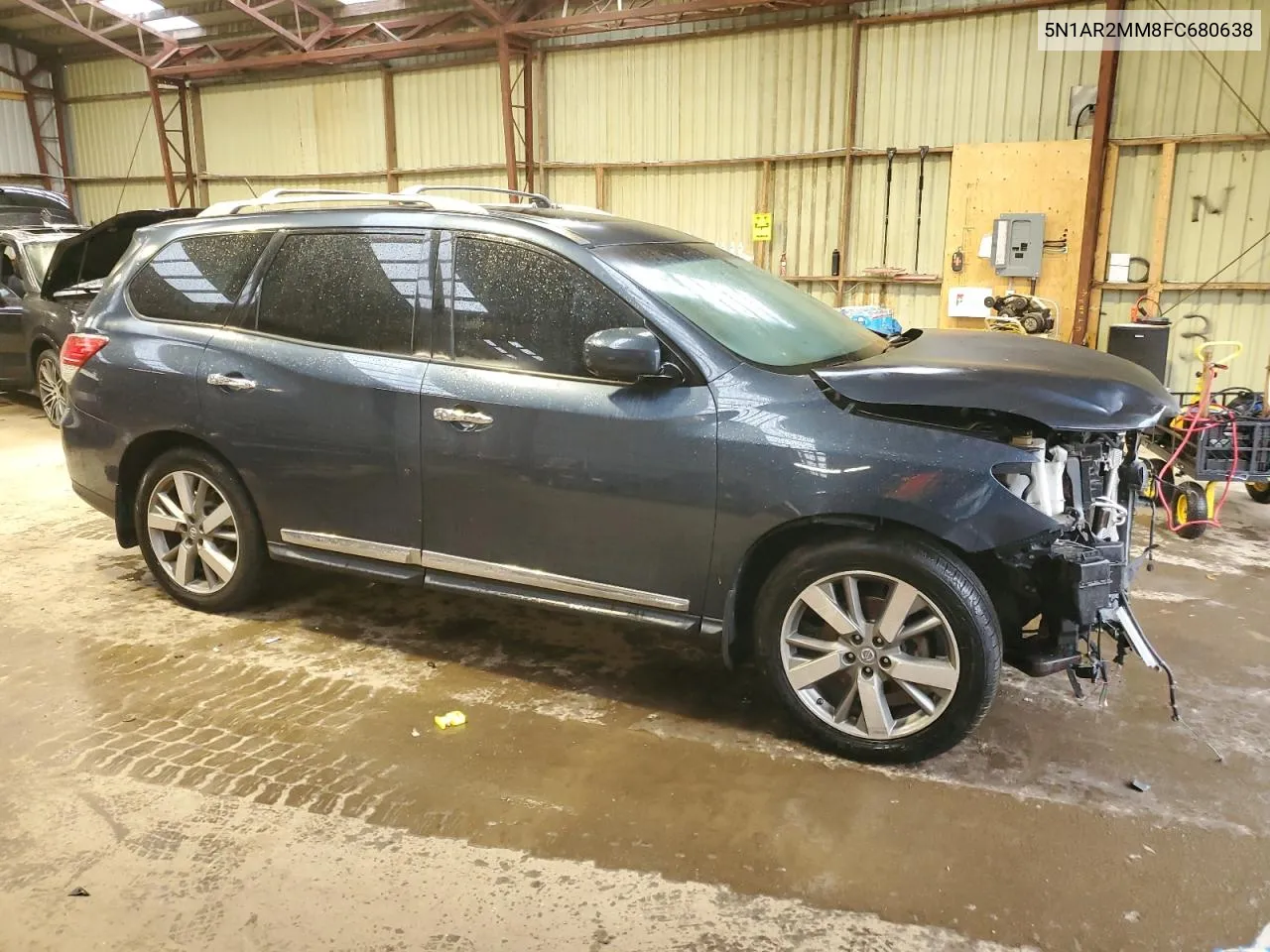 2015 Nissan Pathfinder S VIN: 5N1AR2MM8FC680638 Lot: 78382684