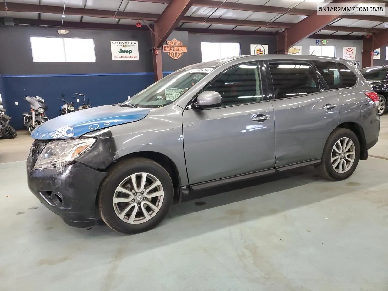 2015 Nissan Pathfinder S VIN: 5N1AR2MM7FC610838 Lot: 78454644