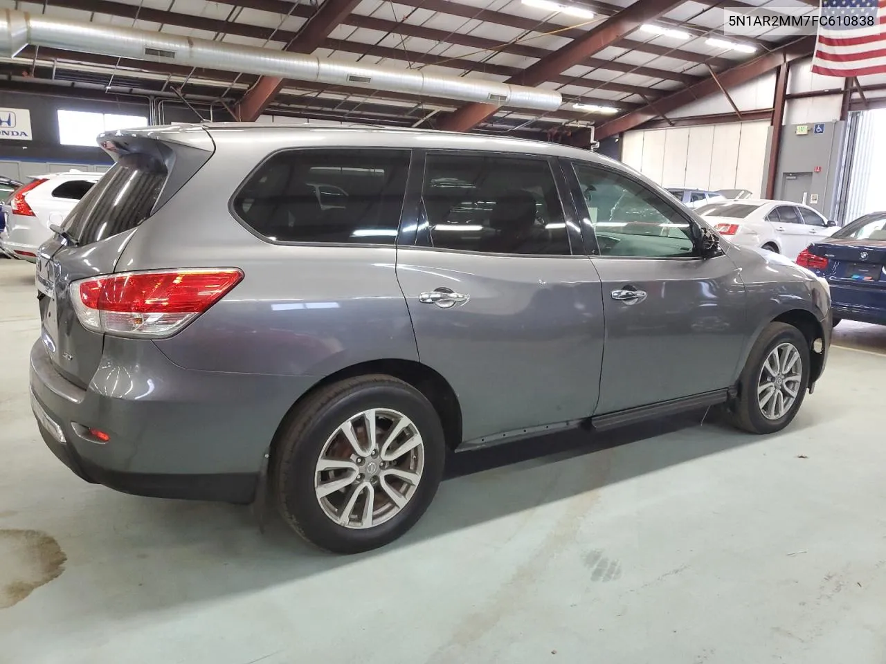 2015 Nissan Pathfinder S VIN: 5N1AR2MM7FC610838 Lot: 78454644