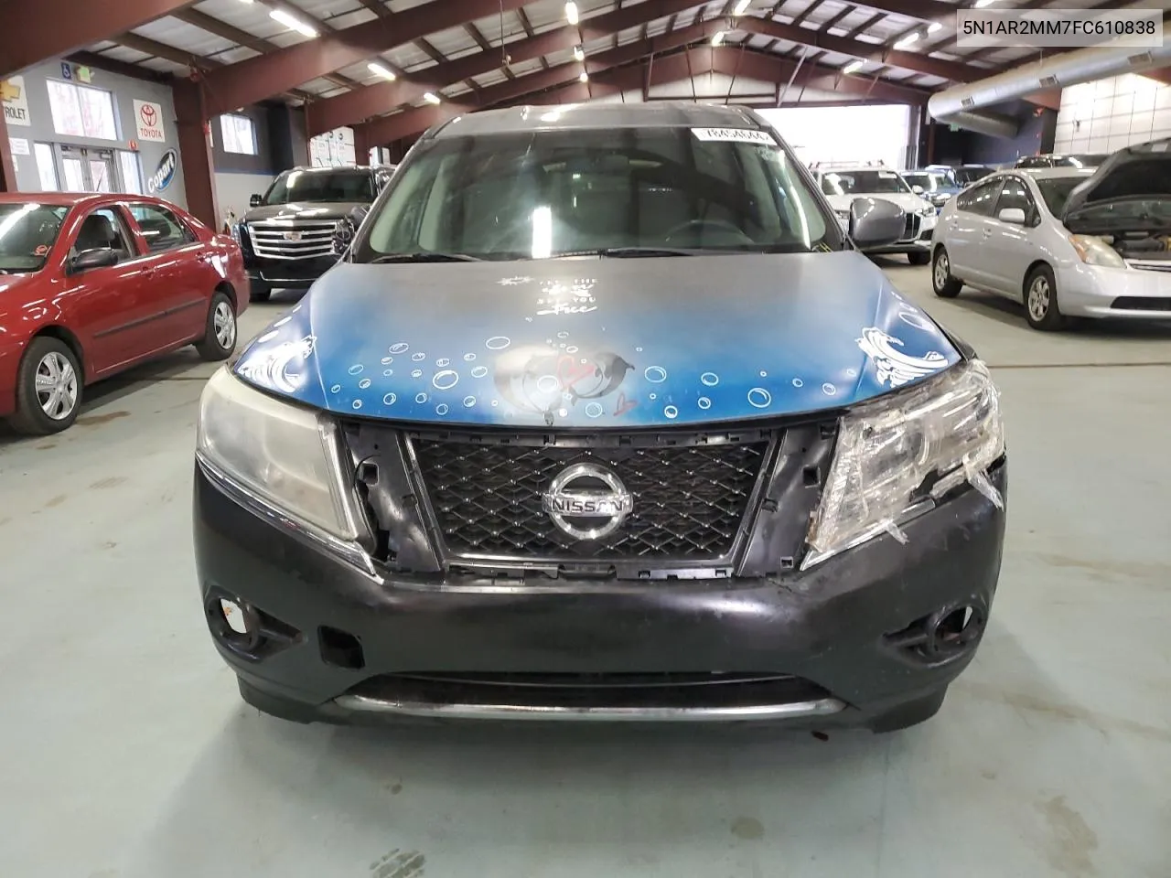 2015 Nissan Pathfinder S VIN: 5N1AR2MM7FC610838 Lot: 78454644