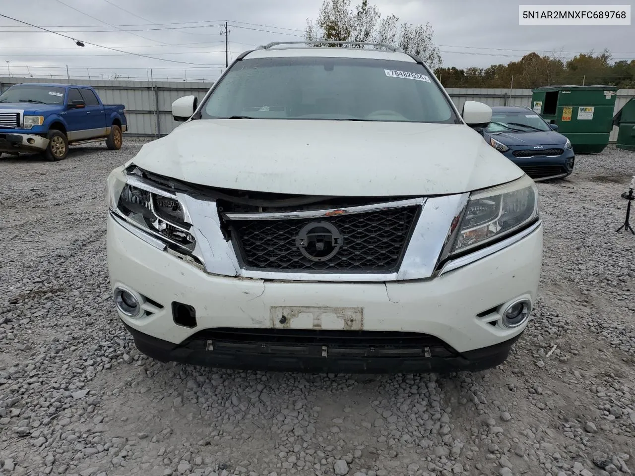 2015 Nissan Pathfinder S VIN: 5N1AR2MNXFC689768 Lot: 78482634