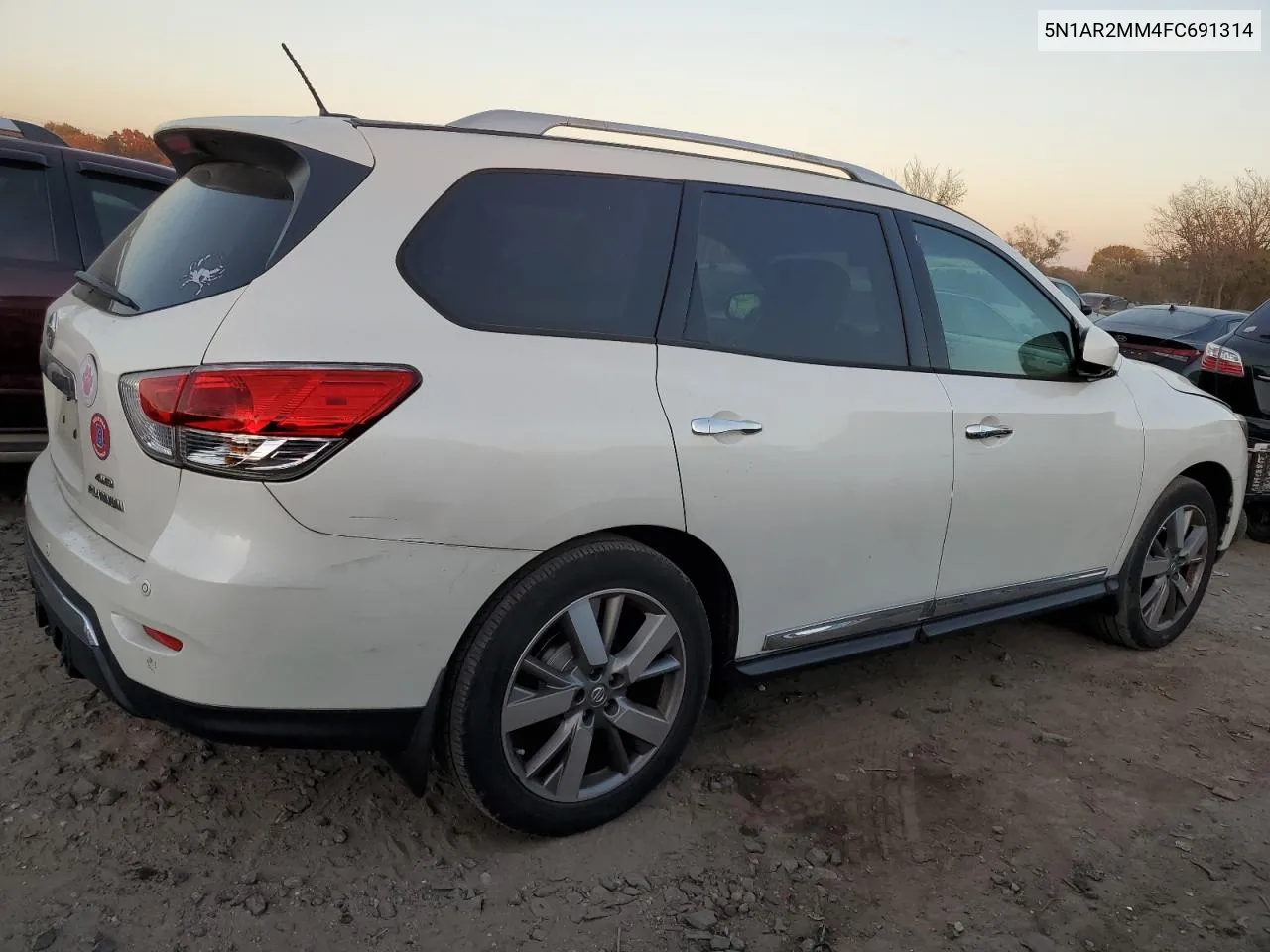 2015 Nissan Pathfinder S VIN: 5N1AR2MM4FC691314 Lot: 78620284