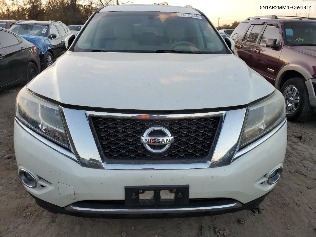 2015 Nissan Pathfinder S VIN: 5N1AR2MM4FC691314 Lot: 78620284