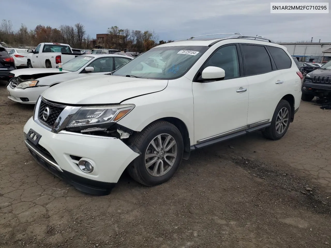 2015 Nissan Pathfinder S VIN: 5N1AR2MM2FC710295 Lot: 78729154