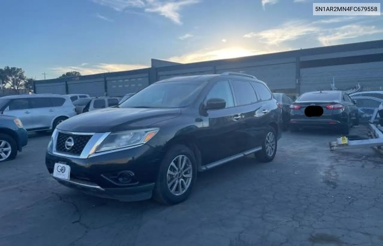 2015 Nissan Pathfinder S VIN: 5N1AR2MN4FC679558 Lot: 78756874