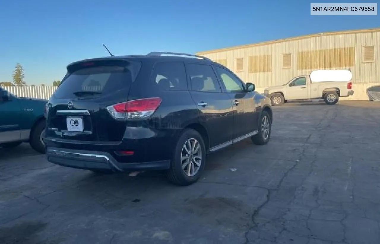 2015 Nissan Pathfinder S VIN: 5N1AR2MN4FC679558 Lot: 78756874