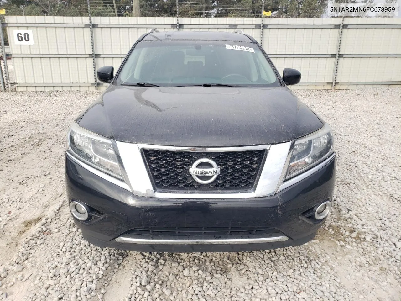 2015 Nissan Pathfinder S VIN: 5N1AR2MN6FC678959 Lot: 78774514