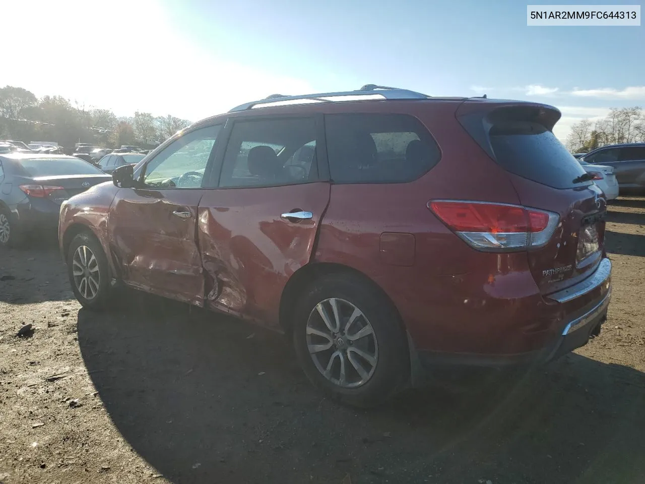 2015 Nissan Pathfinder S VIN: 5N1AR2MM9FC644313 Lot: 78799284