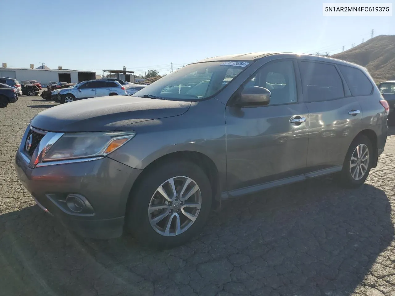 2015 Nissan Pathfinder S VIN: 5N1AR2MN4FC619375 Lot: 79233854