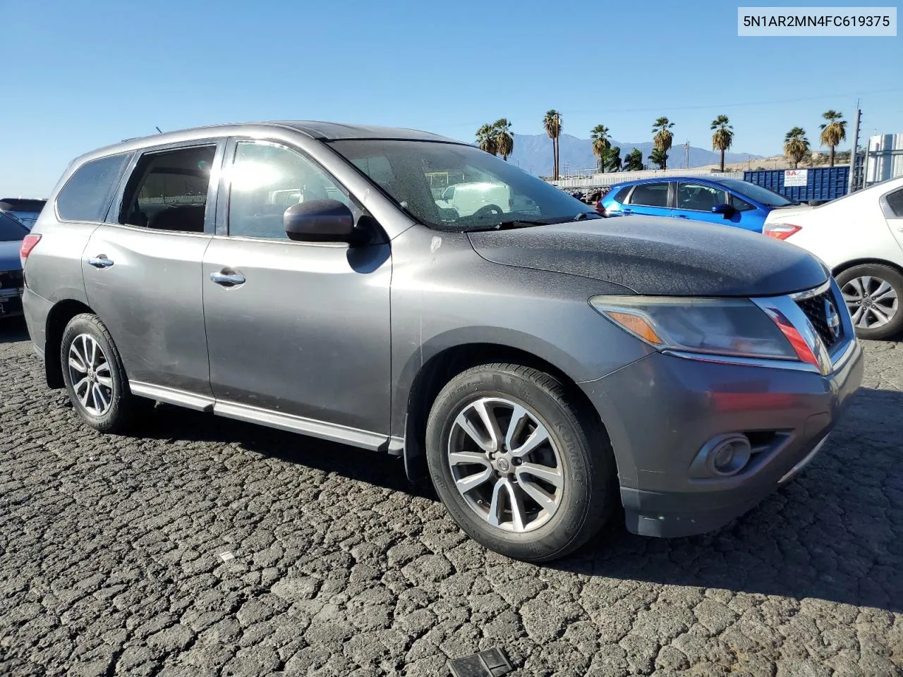 2015 Nissan Pathfinder S VIN: 5N1AR2MN4FC619375 Lot: 79233854