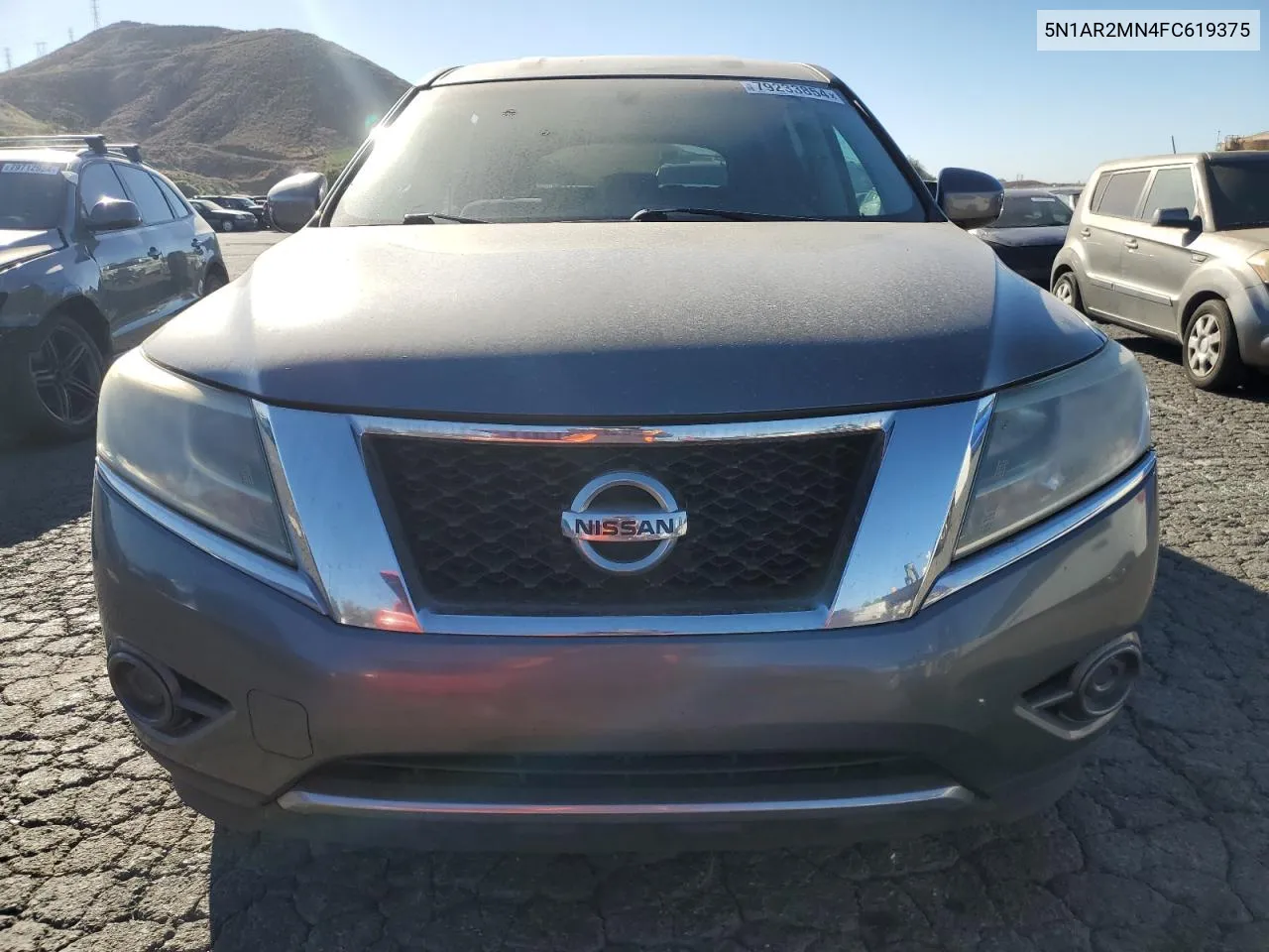 2015 Nissan Pathfinder S VIN: 5N1AR2MN4FC619375 Lot: 79233854