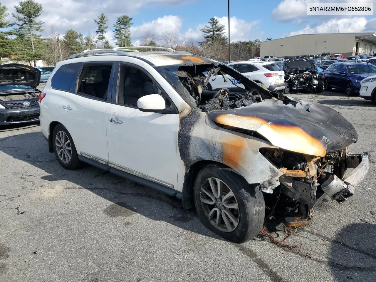 2015 Nissan Pathfinder S VIN: 5N1AR2MM6FC652806 Lot: 79267844