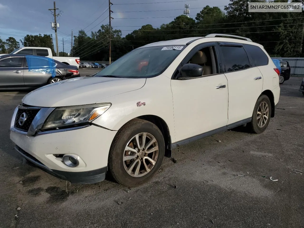 2015 Nissan Pathfinder S VIN: 5N1AR2MN2FC657882 Lot: 79580114