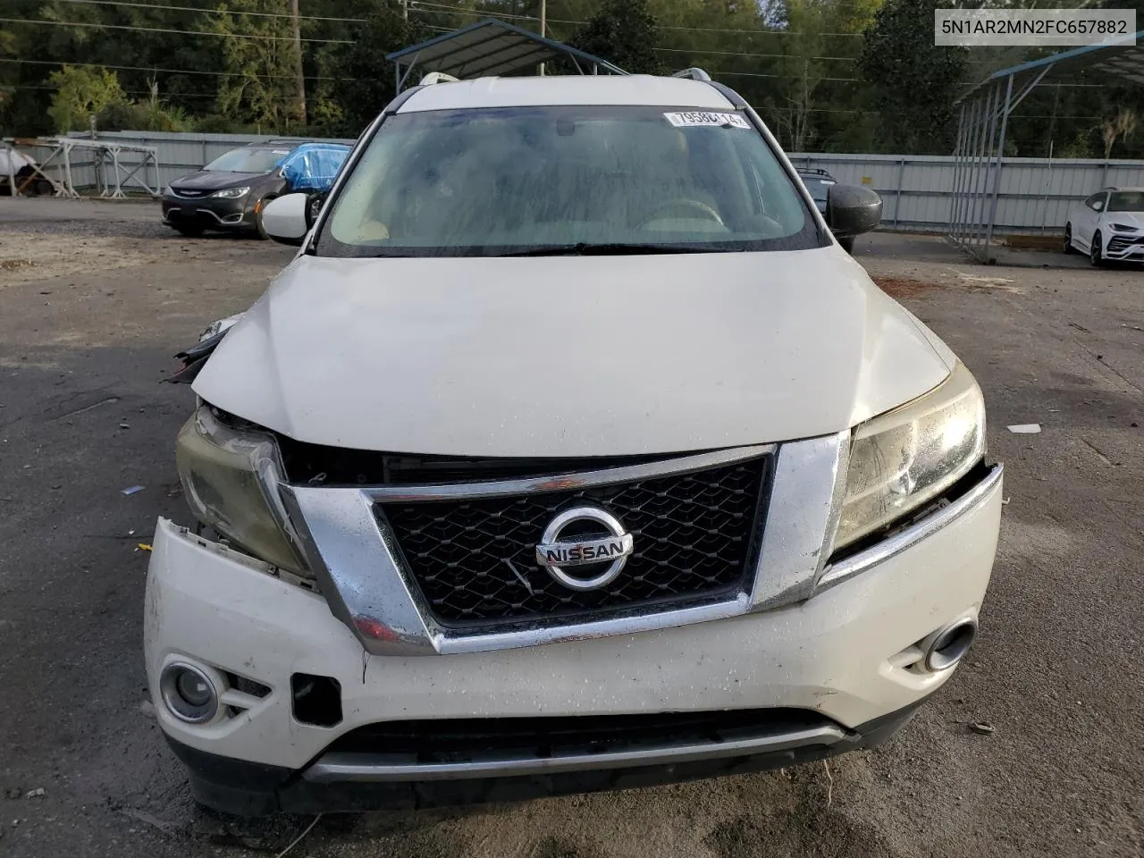 2015 Nissan Pathfinder S VIN: 5N1AR2MN2FC657882 Lot: 79580114