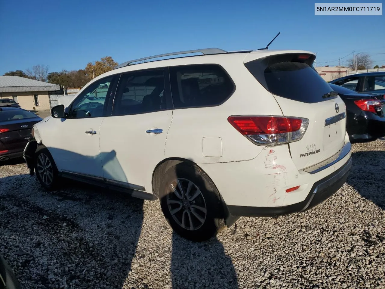 2015 Nissan Pathfinder S VIN: 5N1AR2MM0FC711719 Lot: 79580434