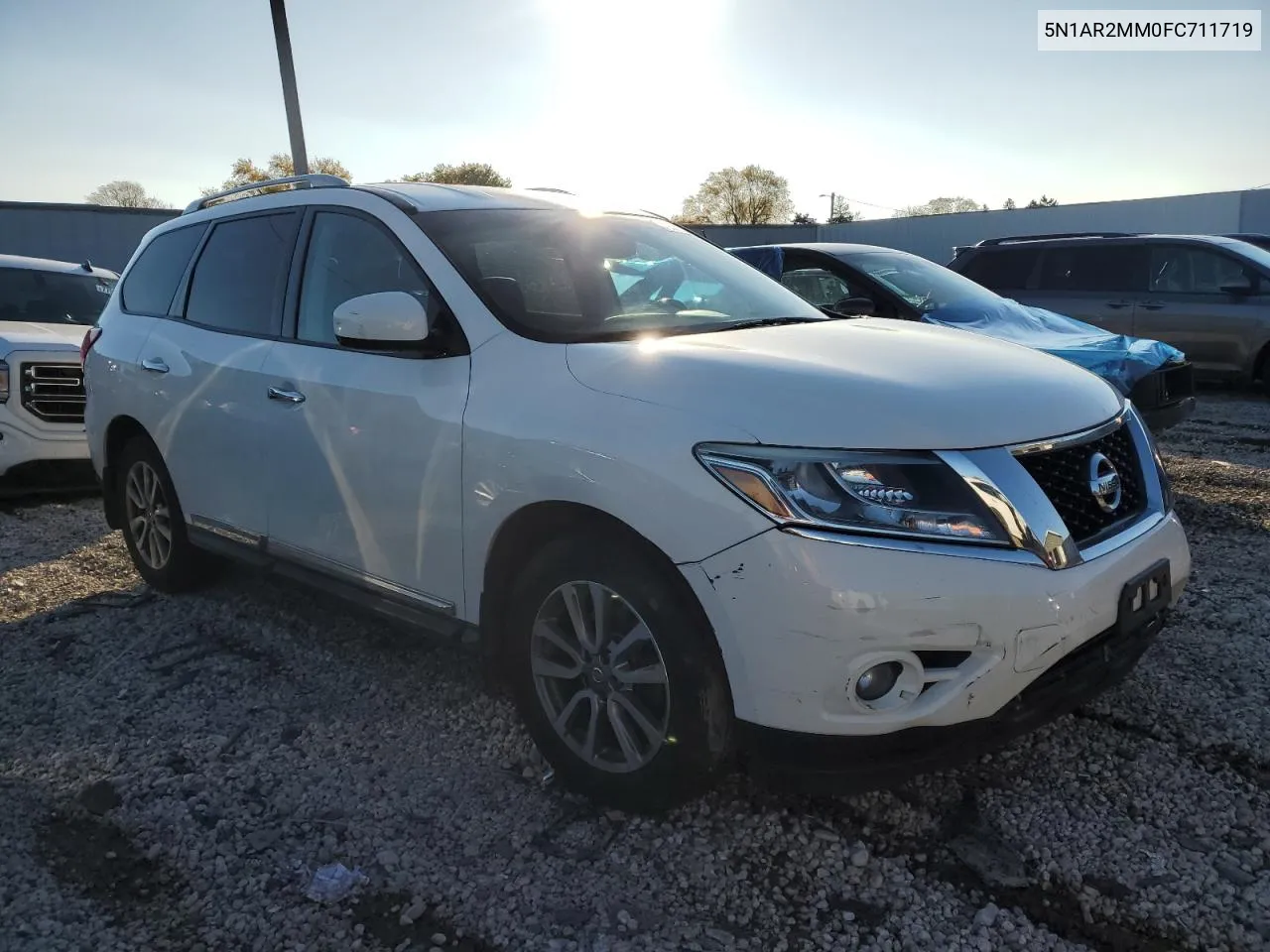 2015 Nissan Pathfinder S VIN: 5N1AR2MM0FC711719 Lot: 79580434