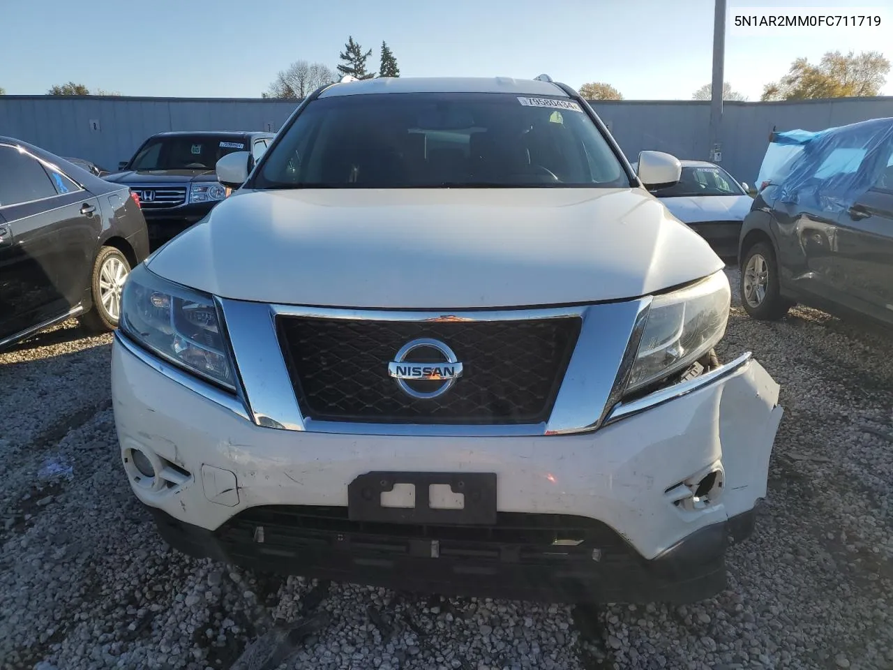 2015 Nissan Pathfinder S VIN: 5N1AR2MM0FC711719 Lot: 79580434