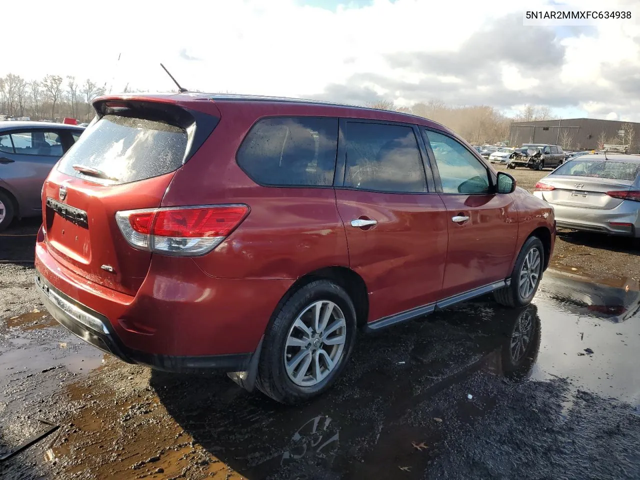 2015 Nissan Pathfinder S VIN: 5N1AR2MMXFC634938 Lot: 79826974