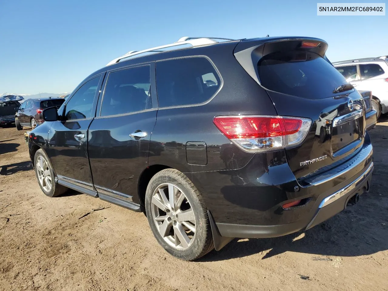 2015 Nissan Pathfinder S VIN: 5N1AR2MM2FC689402 Lot: 80034694