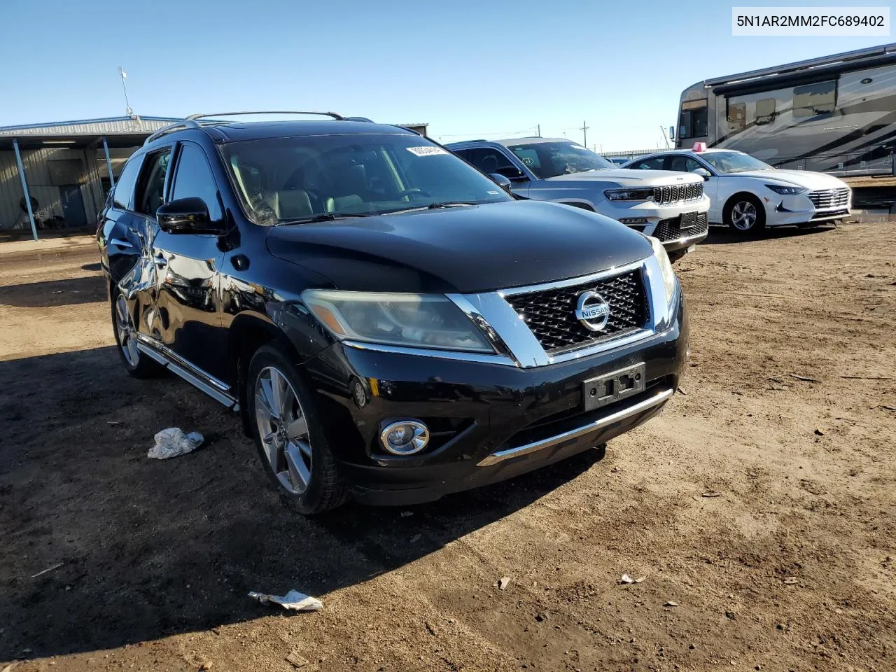 2015 Nissan Pathfinder S VIN: 5N1AR2MM2FC689402 Lot: 80034694