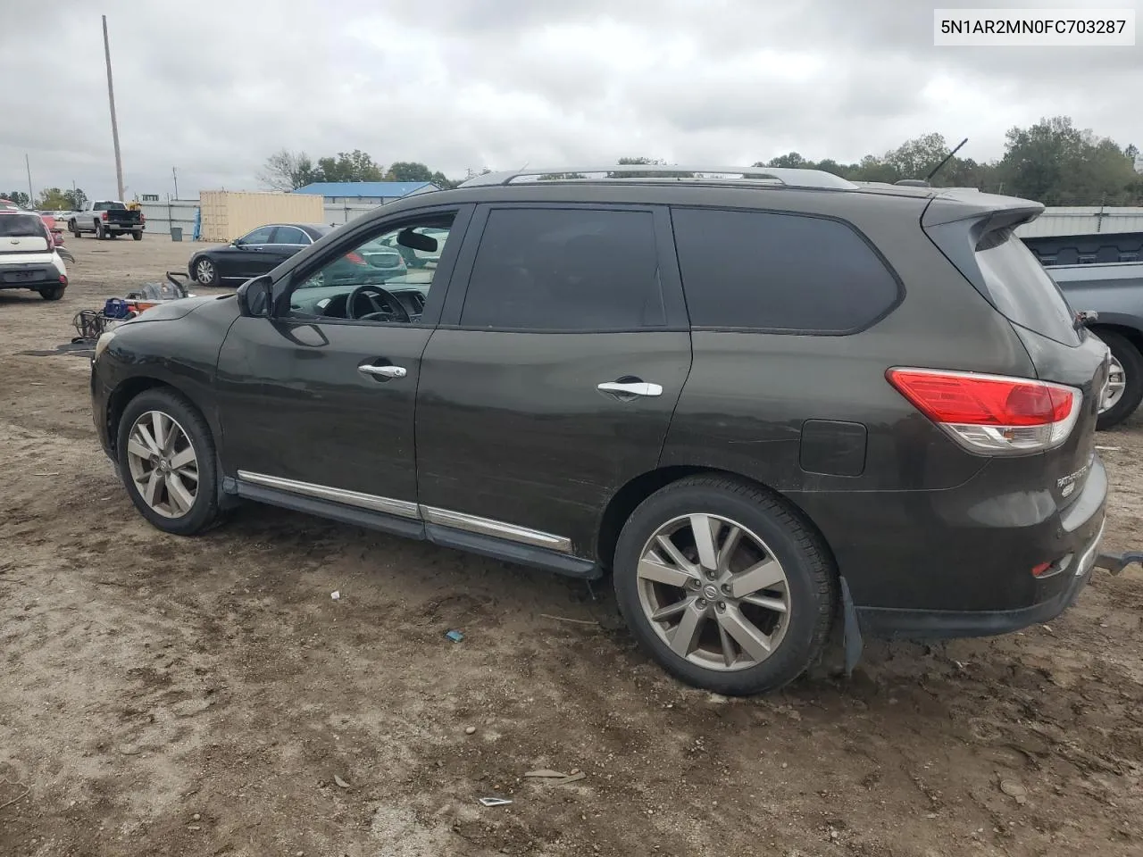 2015 Nissan Pathfinder S VIN: 5N1AR2MN0FC703287 Lot: 80096154