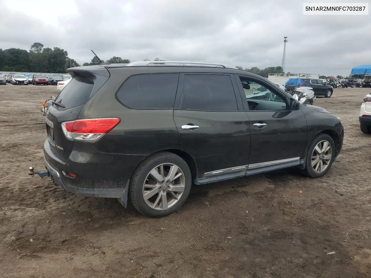 2015 Nissan Pathfinder S VIN: 5N1AR2MN0FC703287 Lot: 80096154